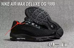nike air max deluxe fit ebay hot 1999 star black
